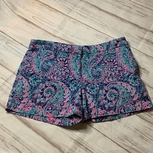 Cambridge Dry Goods Paisley Print Shorts